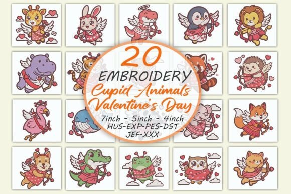 Cute Cupid Animals Valentine S Day Bundle