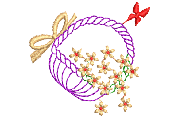 Flower Basket Embroidery Design Review