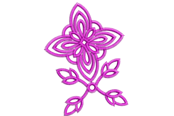 Ornamental Flower Embroidery Design Review